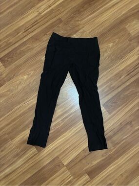 Kids Black Stretch Slim-Leg Pants